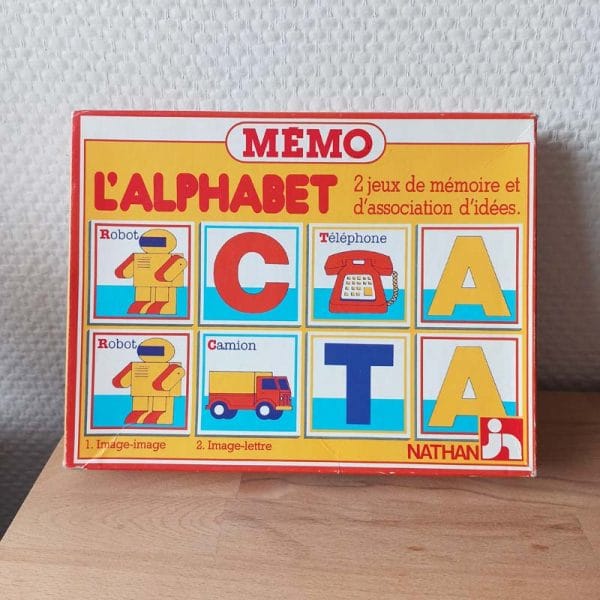 mémo vintage alphabet