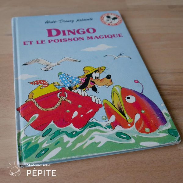 livre-vintage-disney-dingo-poisson-magique