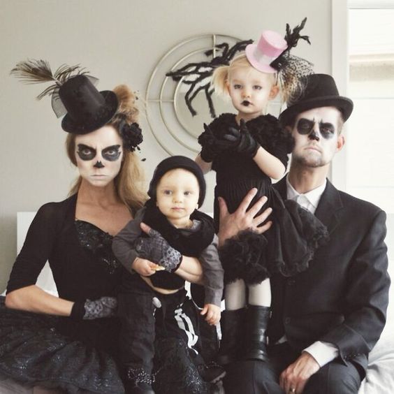 déguisement enfant halloween famille costumes